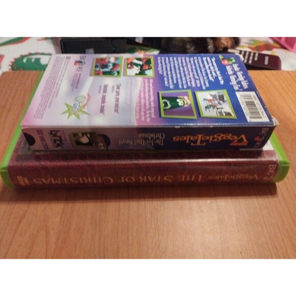 VeggieTales The Star of Christmas & The Toy That Saved Christmas VHS Lot - Picture 3 of 7